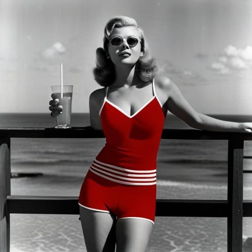 1950s housewife goes to the Gym