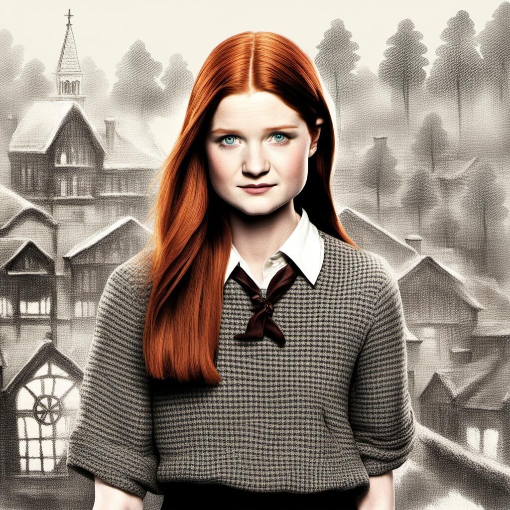 Bonnie Wright as Ginny Weasley Portrait
