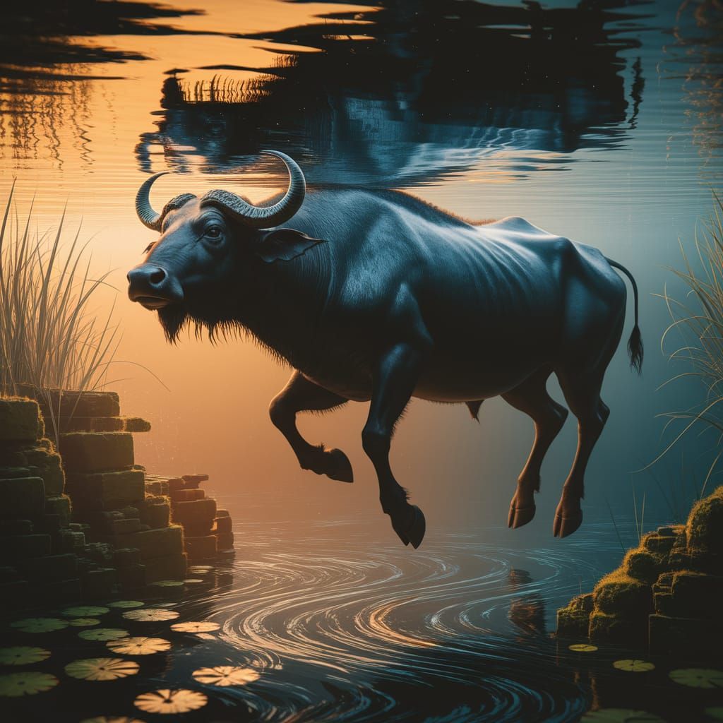 Water Buffalo, Master of the Depths in Lagoon