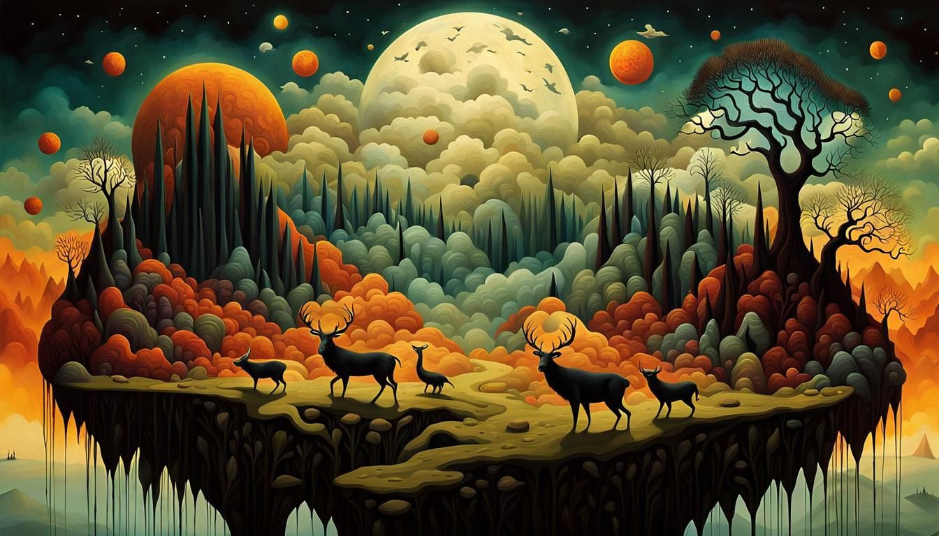 Surreal Battlefield: Heaven and Hell Meet