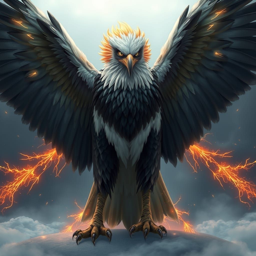 Majestic Thunderbird Phoenix Hybrid Soars