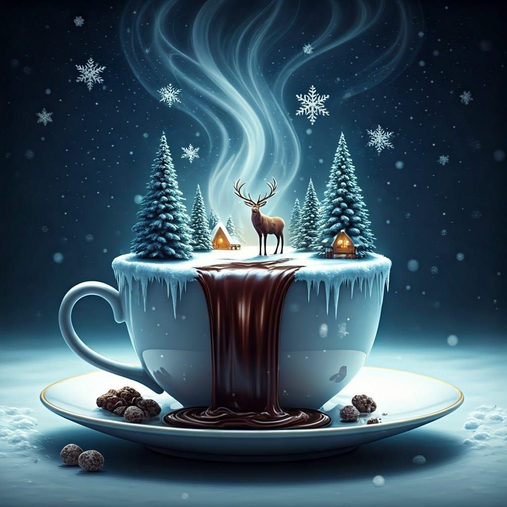 Whimsical Winter Wonderland in Enchanting Steampunk Style