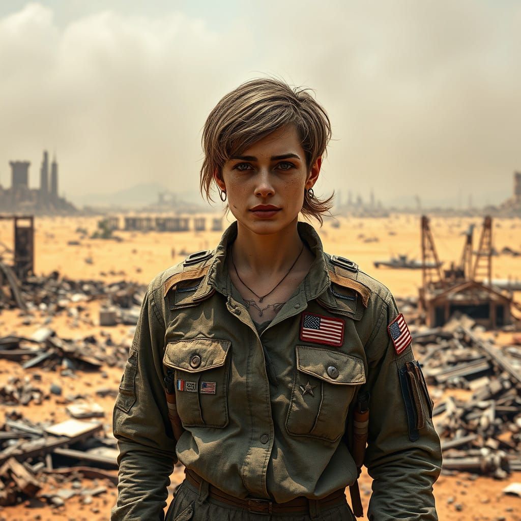 Resilient Survivor in a Post-Apocalyptic Wasteland