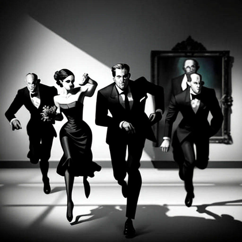 Dynamic Art Heist in a Modern Museum