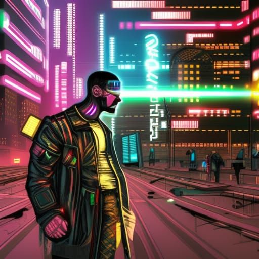 Cyberpunk Cityscape