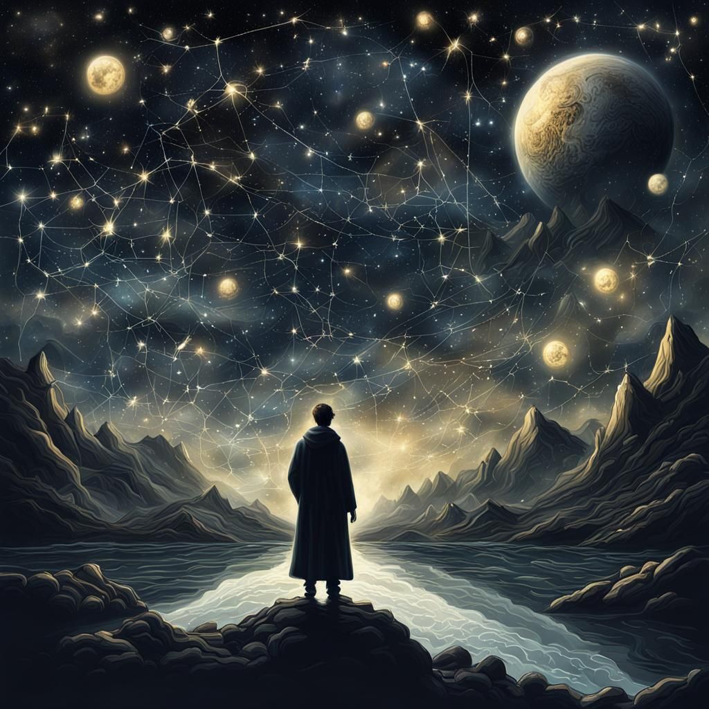 Surrealist Meaning of Life: Fantasy Concept Art