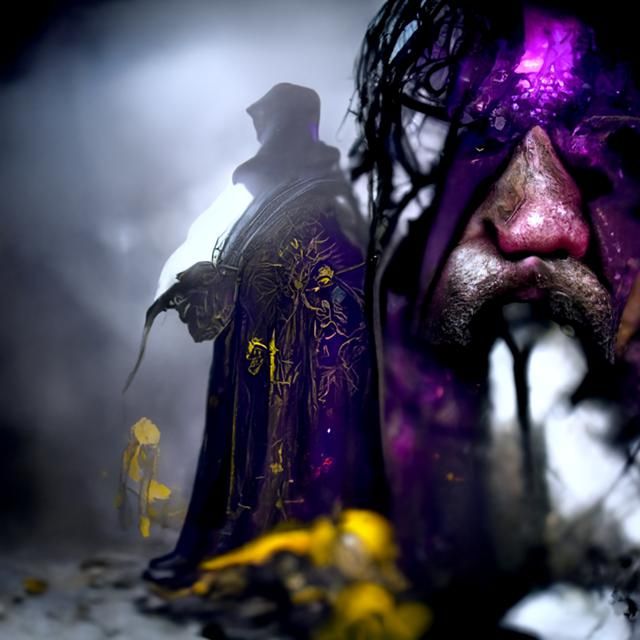 Pro Wrestling Champion in Dark Fantasy Concept Art