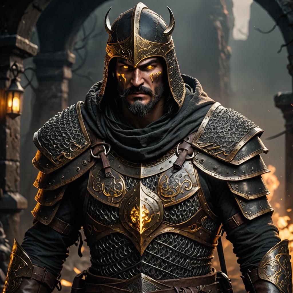 Ominous Knight-Paladin in Elden Ring Style