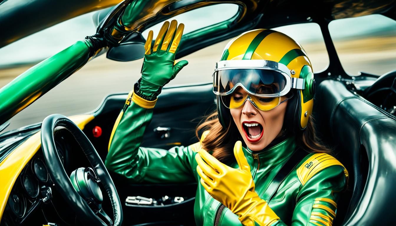 Fiery Crash: Woman's Terror in Burning Race Car