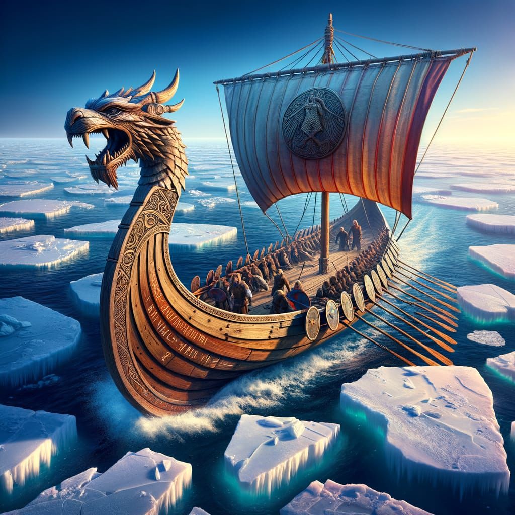 In Arctic seas