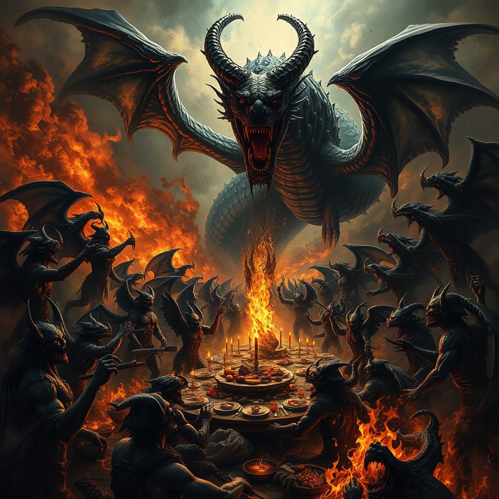 Dark Apocalyptic Feast of Demonic Majesty