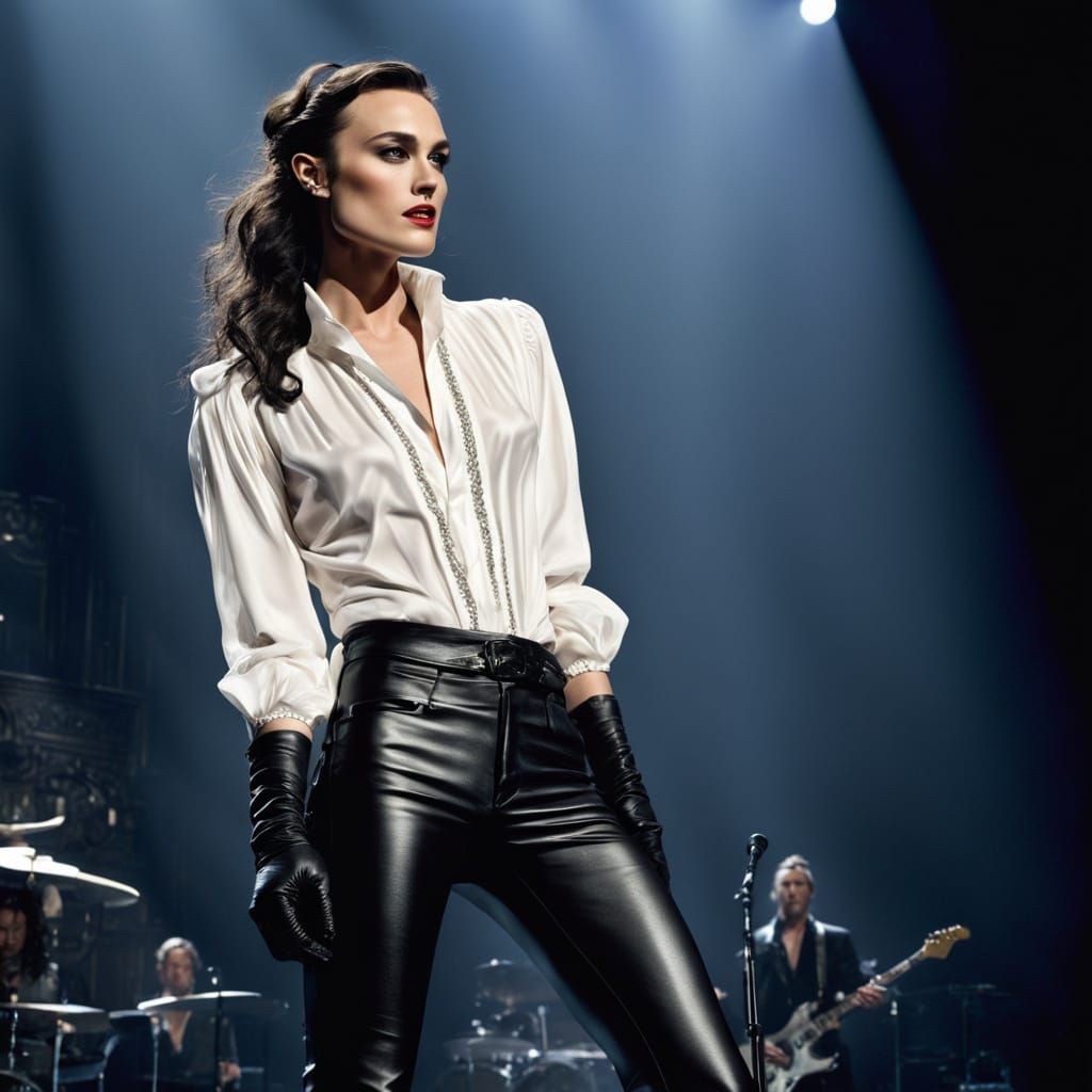 Keira Knightley as Rockstar Pop Singer