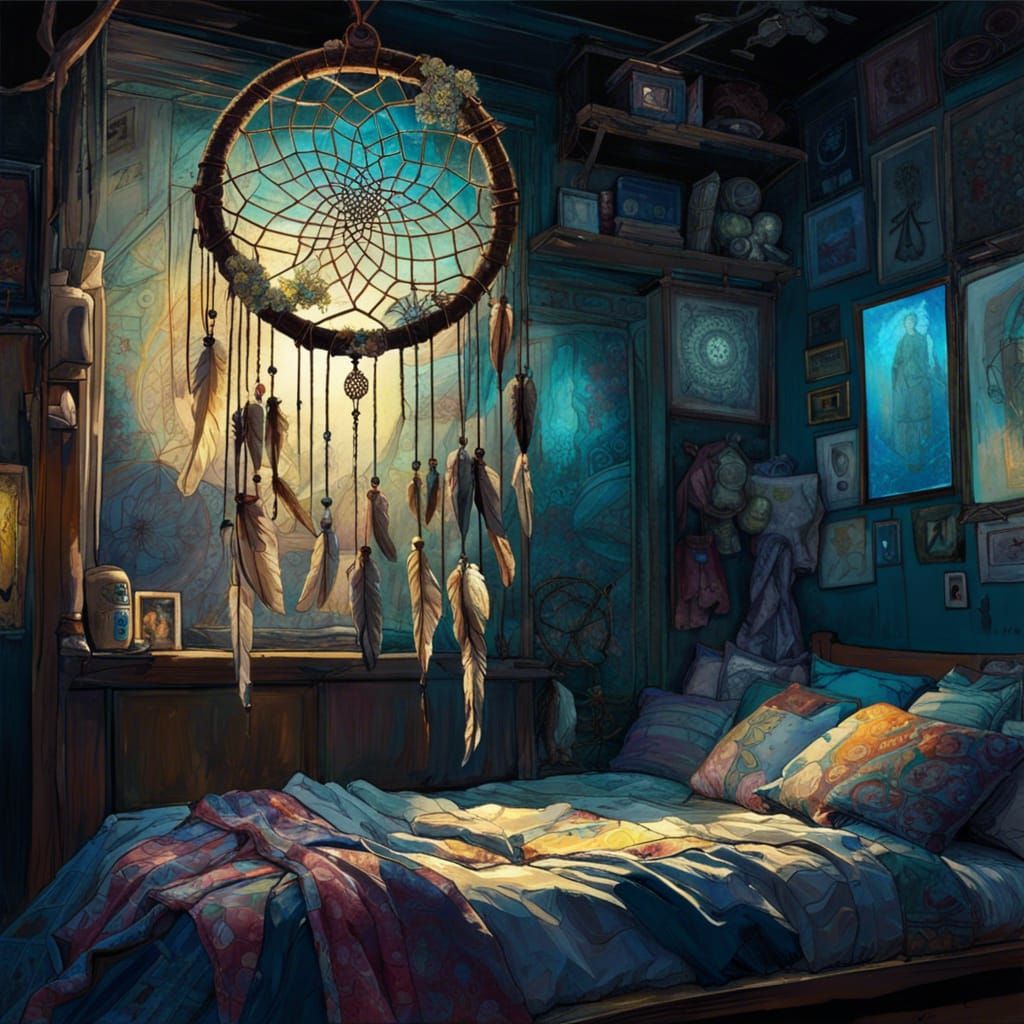 Dreamcatcher in Moonlight: Fantasy Masterpiece