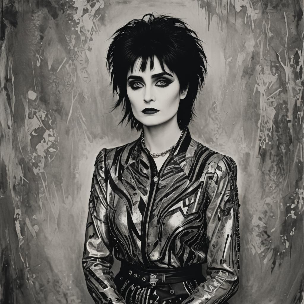Siouxsie Sioux on Sea of Dreams Print