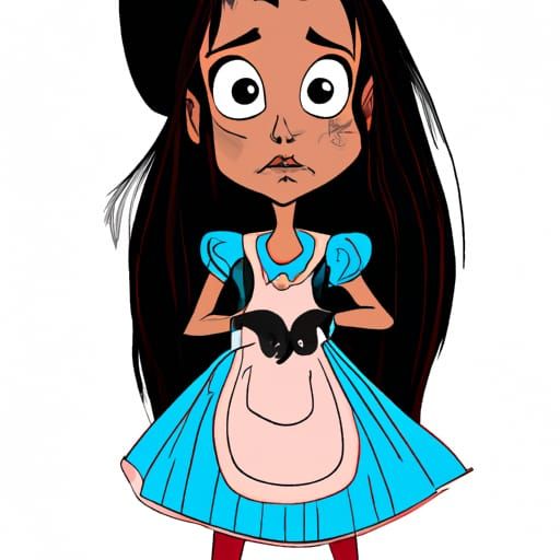 Desi Alice in Wonderland: Disney Pixar Style