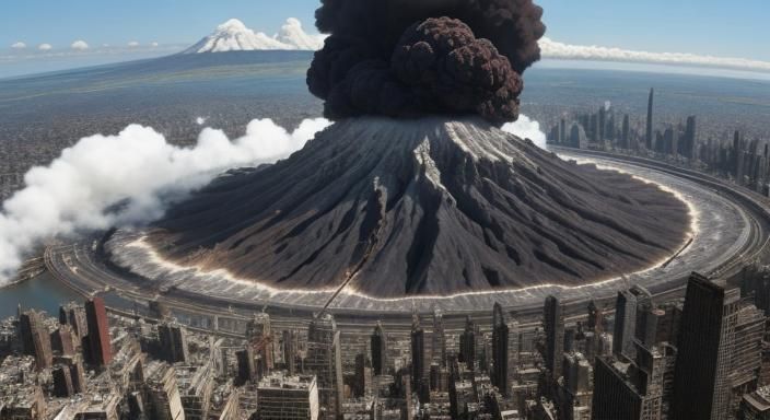 Volcanic Eruption Devastates Manhattan