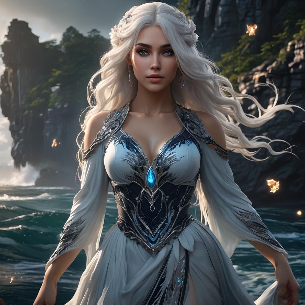 Water Elemental Princess in Unreal Engine 5