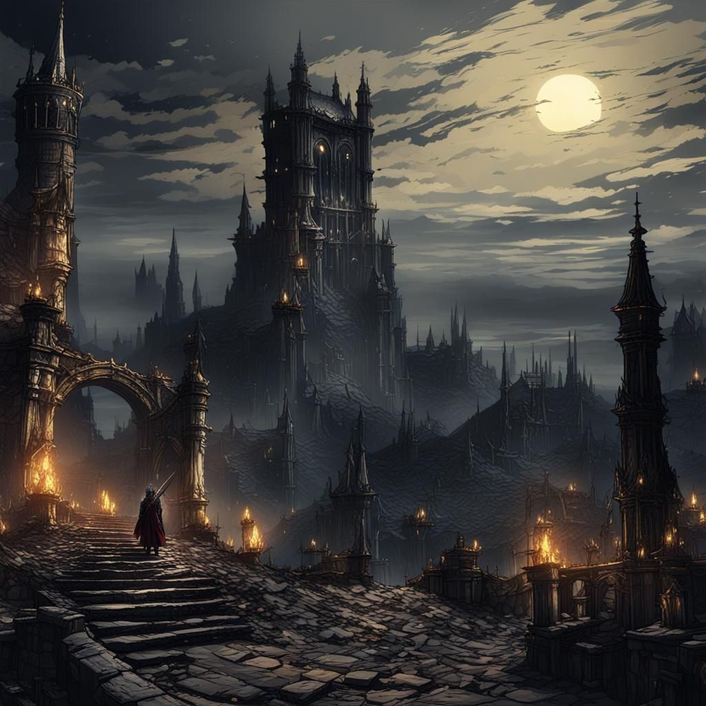 Ringed City Dark Souls 3: Manga Anime Style