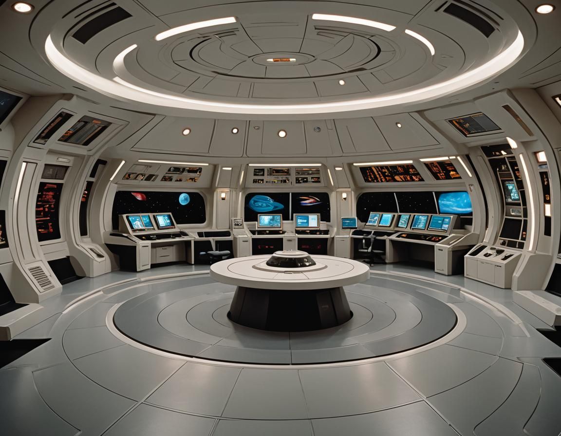 Star Trek starship Bridge.