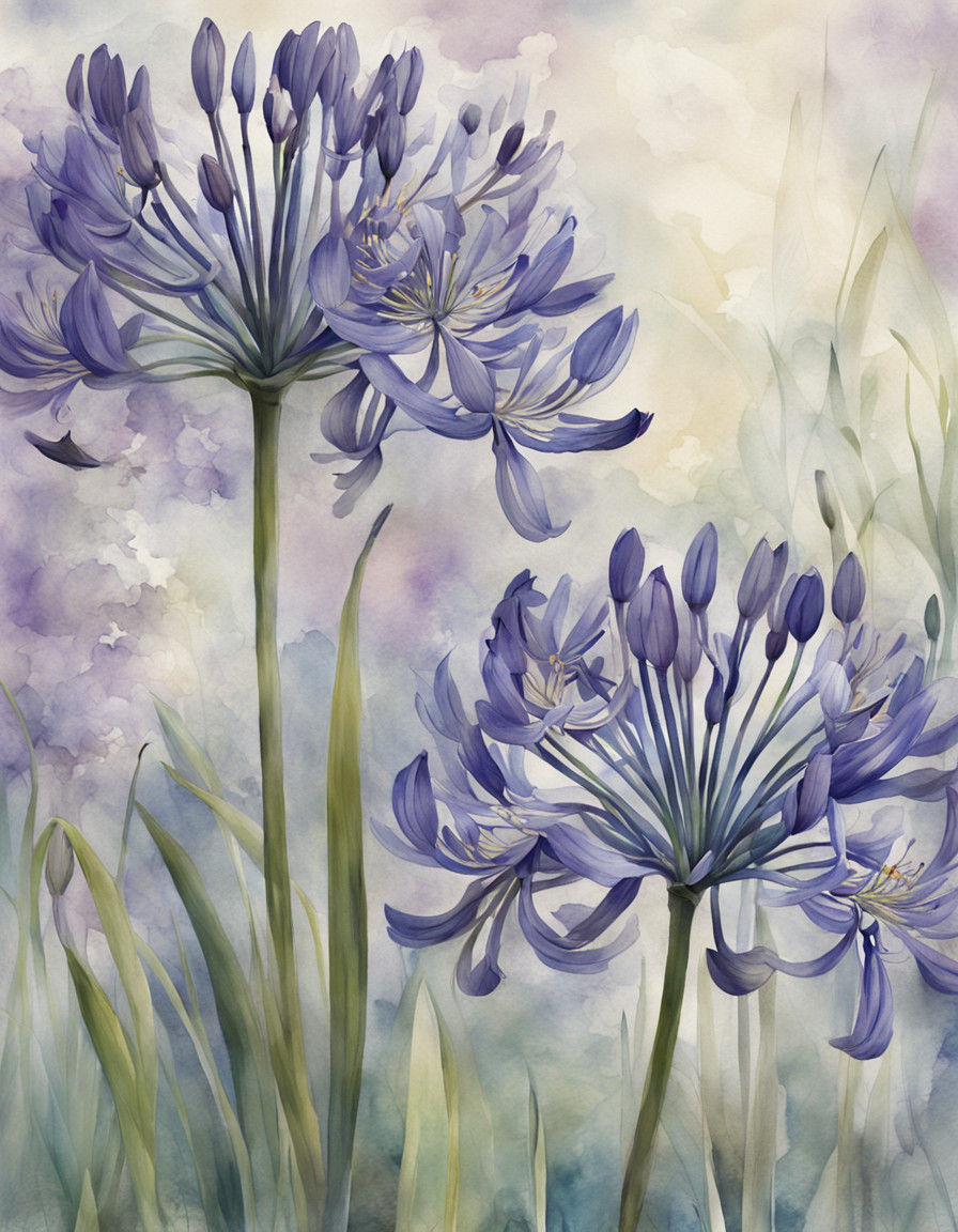 Agapanthus (Mallory Reese's 1-Word-Prompt + Prompt Magic Challenge #26)