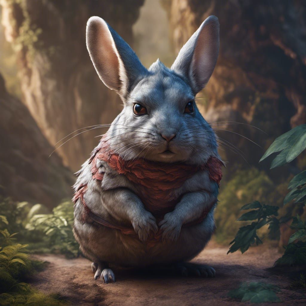Detailed Matte Painting: Chinchilla Viscacha Mix