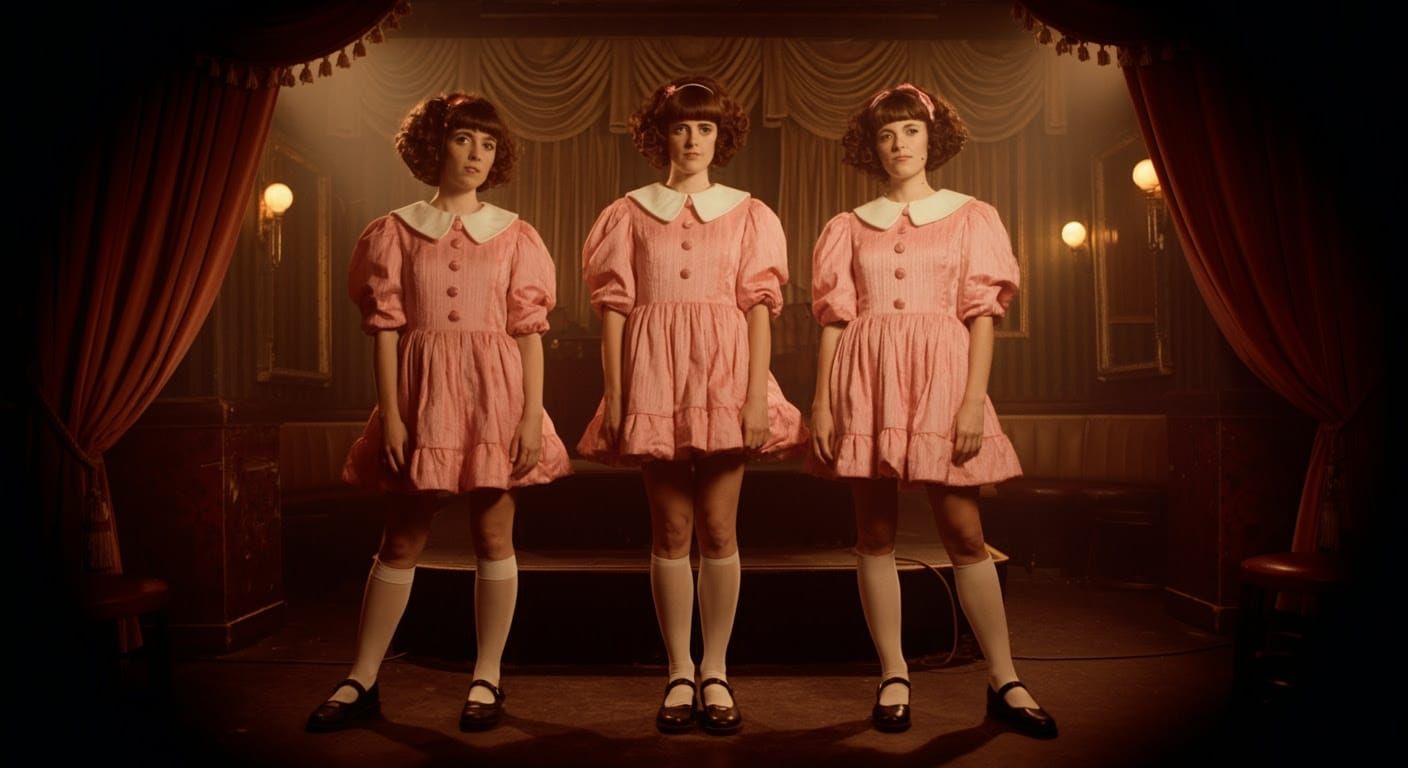 1960s Mod Band Girls in Warm, Nostalgic Film Grain