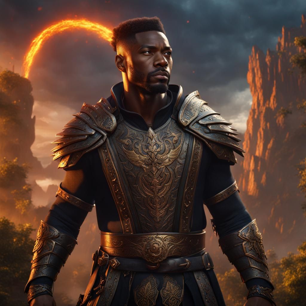 Fantasy Warrior Concept Art in Unreal Engine 5