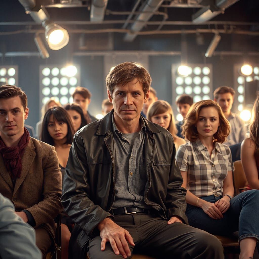 Harrison Ford Auditioning for Blade Runner in Casting Studio