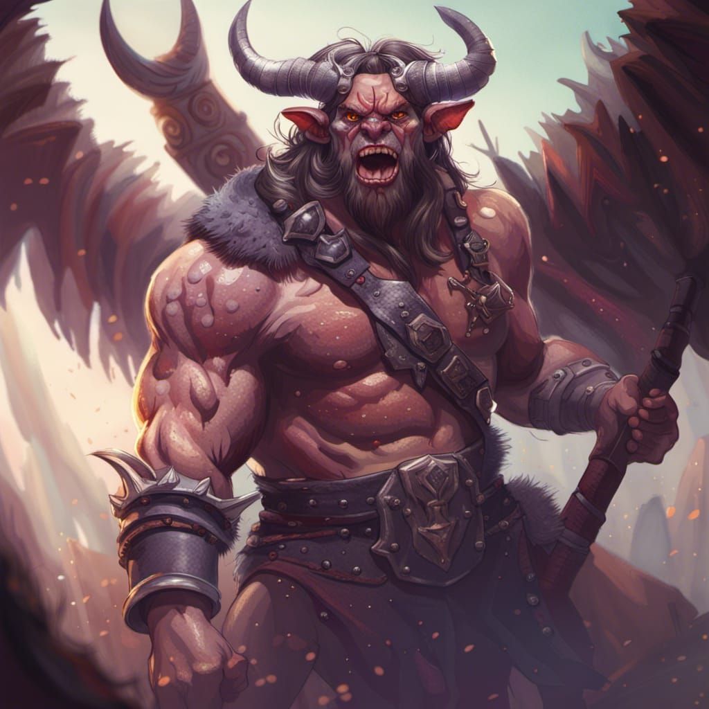 Brutus the Minotaur Barbarian