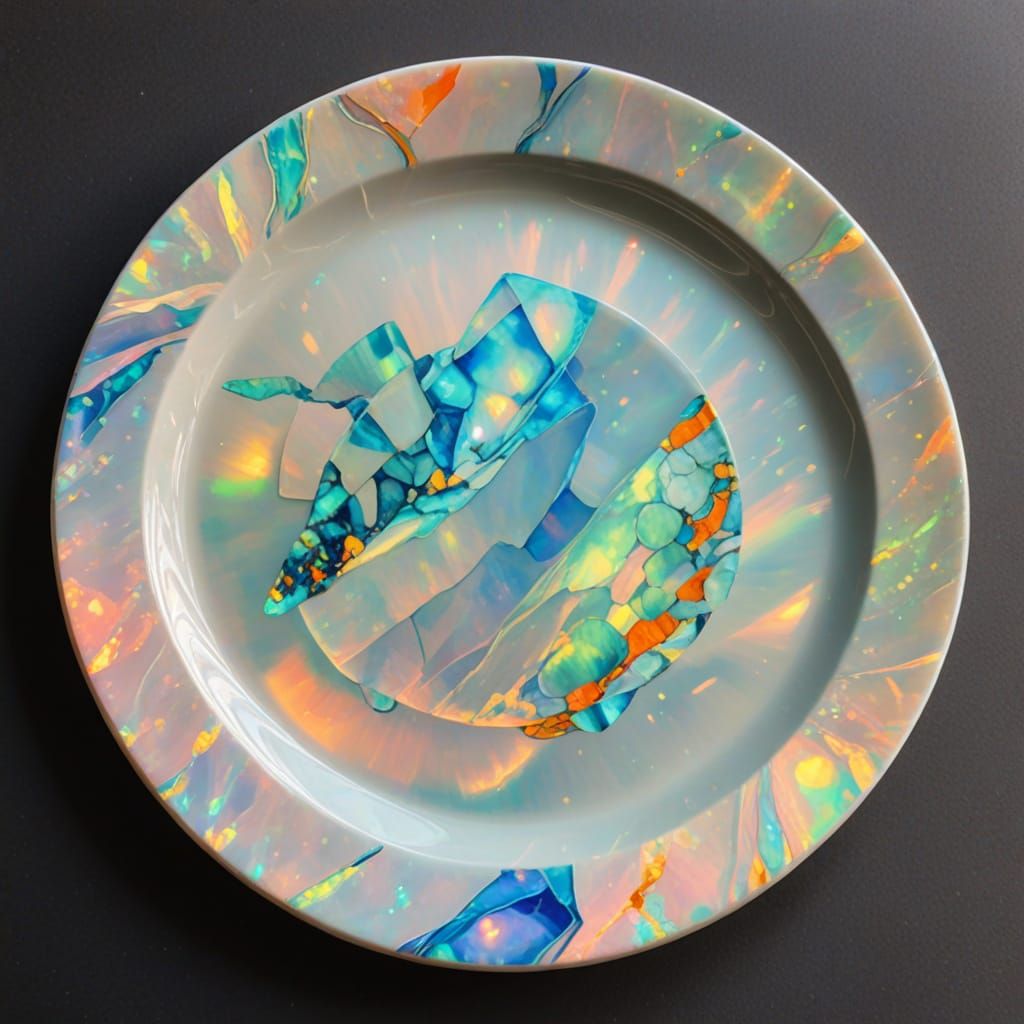 Opal plate