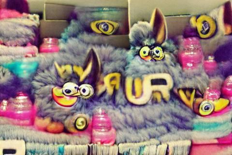 Simple Furby Image Generated by AI