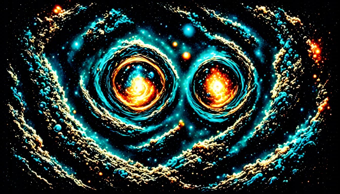 Surreal Eye with Spaced-Out Constructs