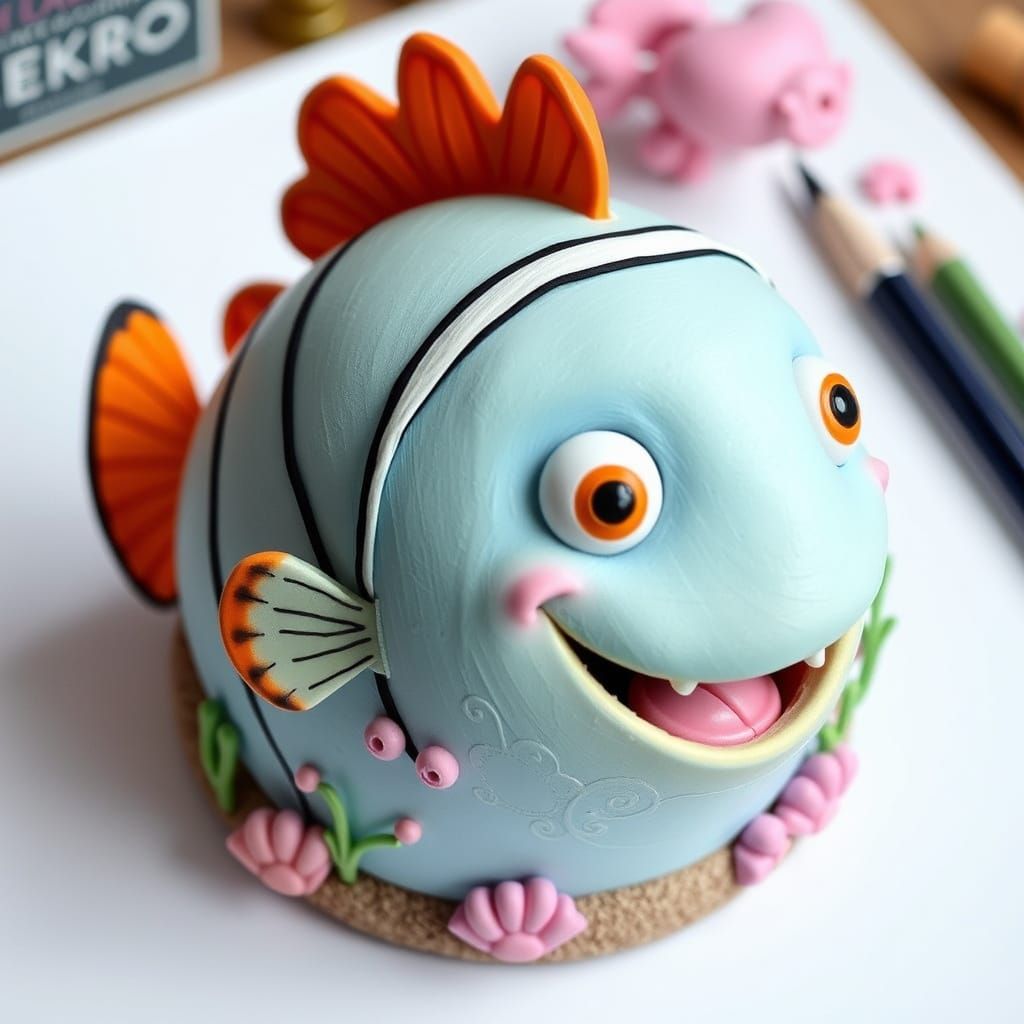AI Generated Image of Nemo the Clownfish
