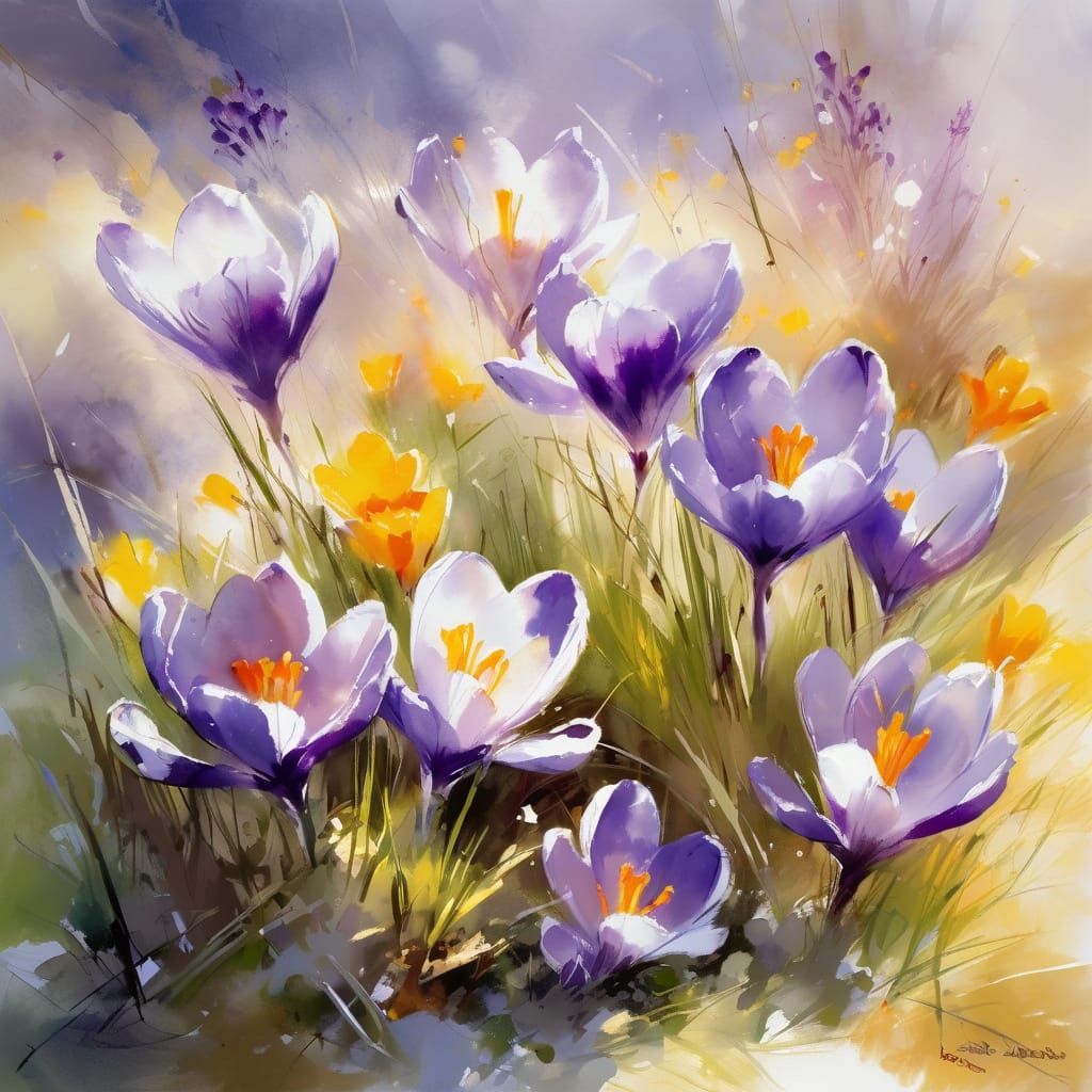 Surreal Spring Morning in the Style of Fabio Cembranelli