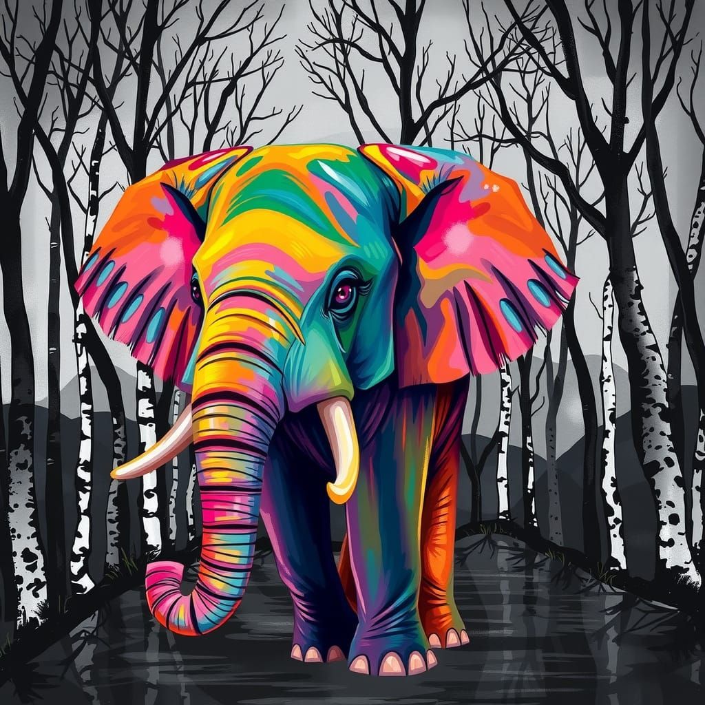 The Elephant In The Forest