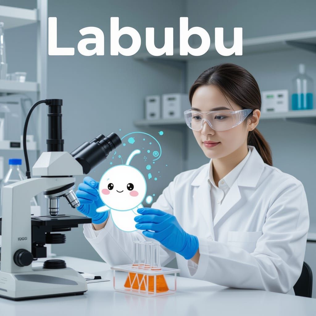 Cartoon Image of Labubu Character