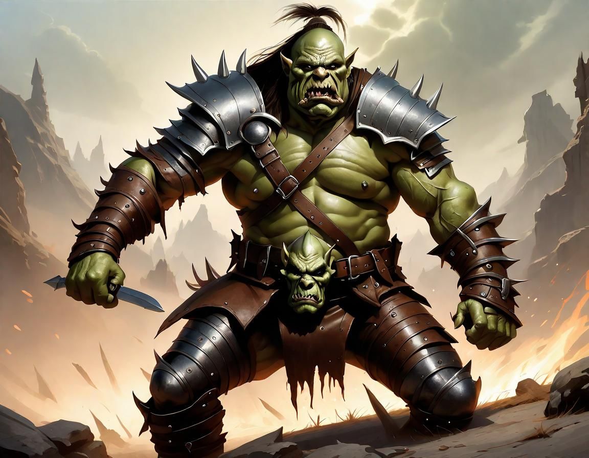 Orc With Tiny Dagger