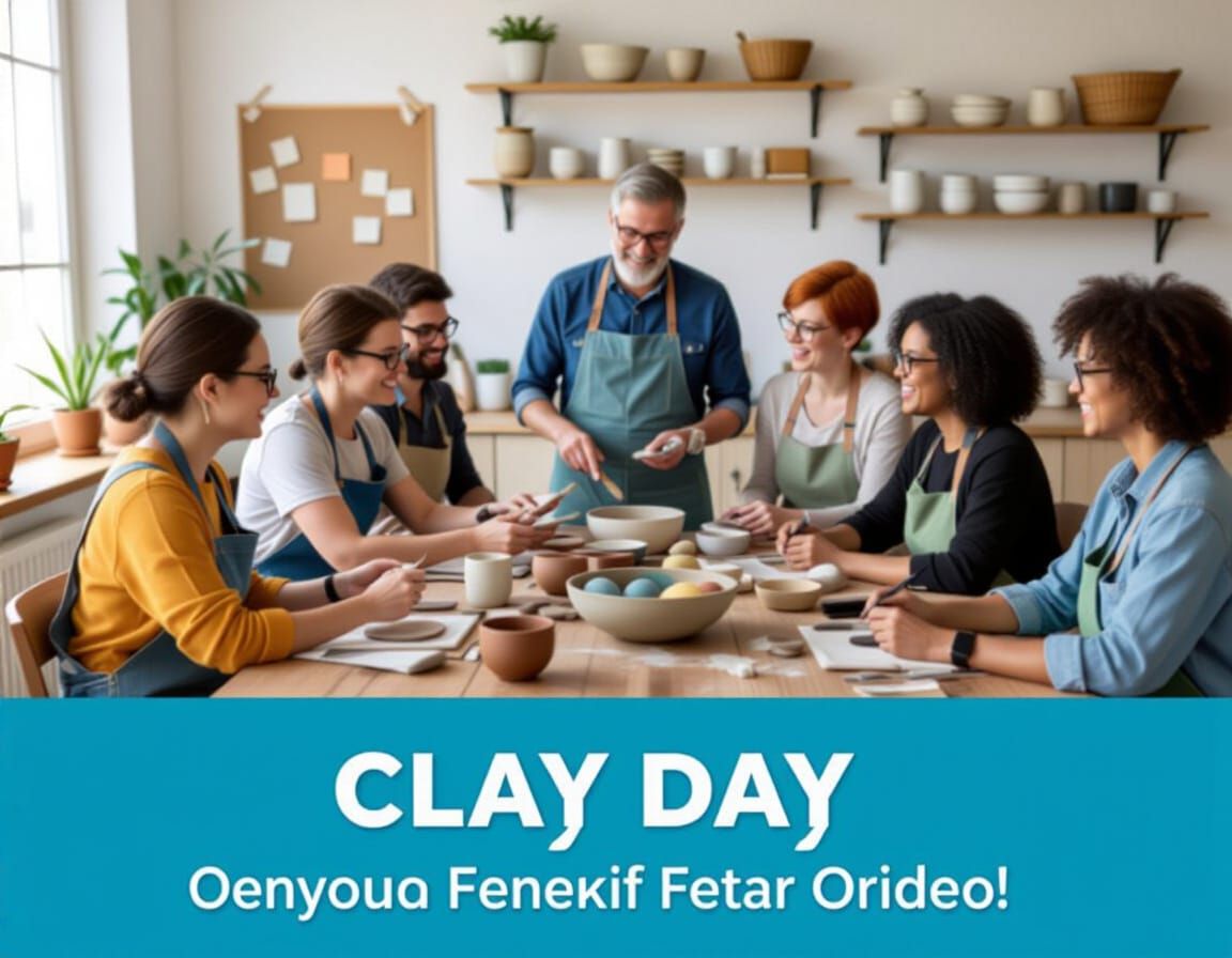 Charming Clay Day Scene