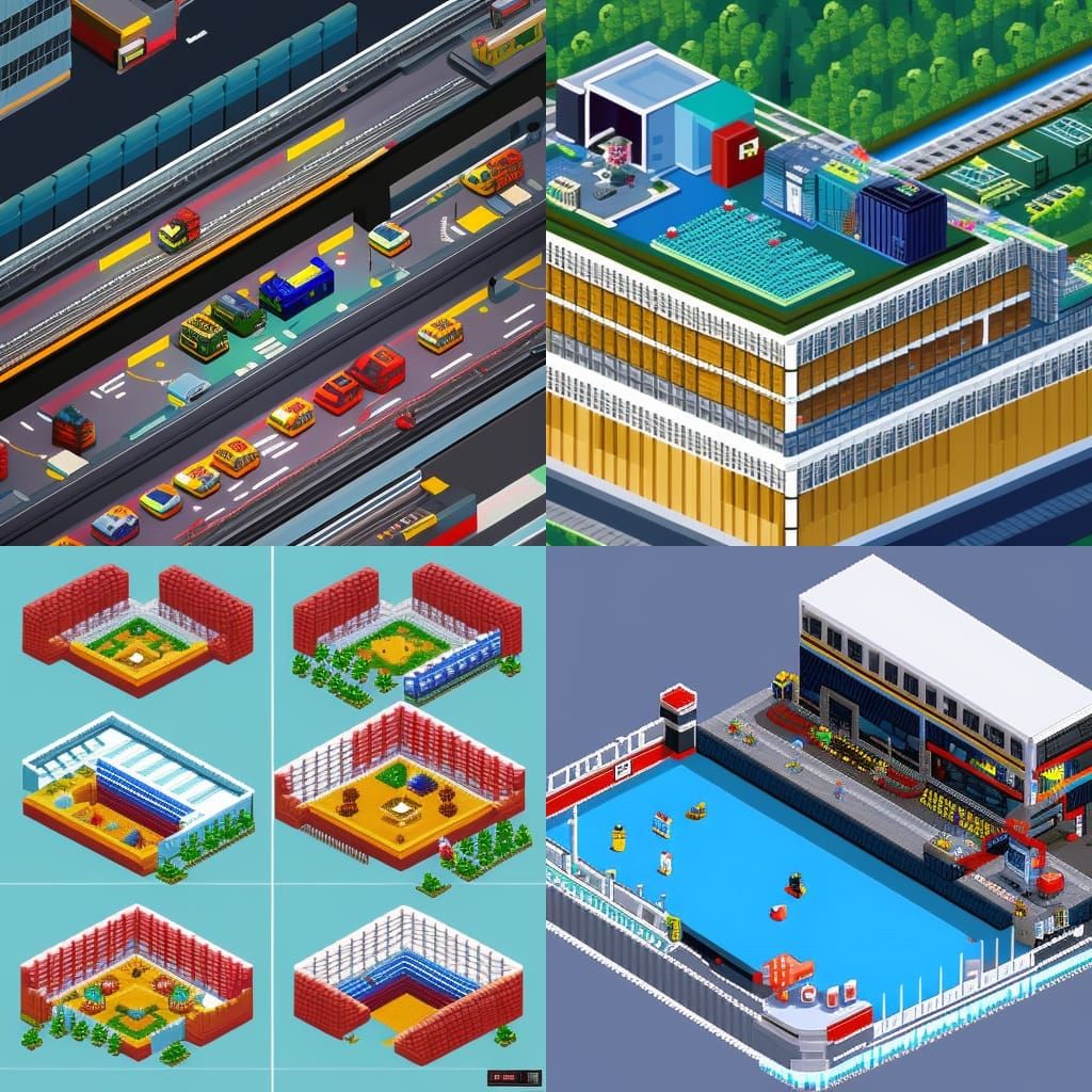 Isometric Pixel Art Cutaway of Tekkonkreet