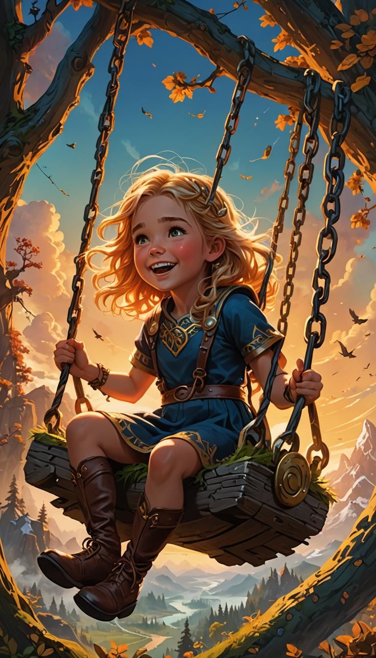 Swinging Through Sunset #01