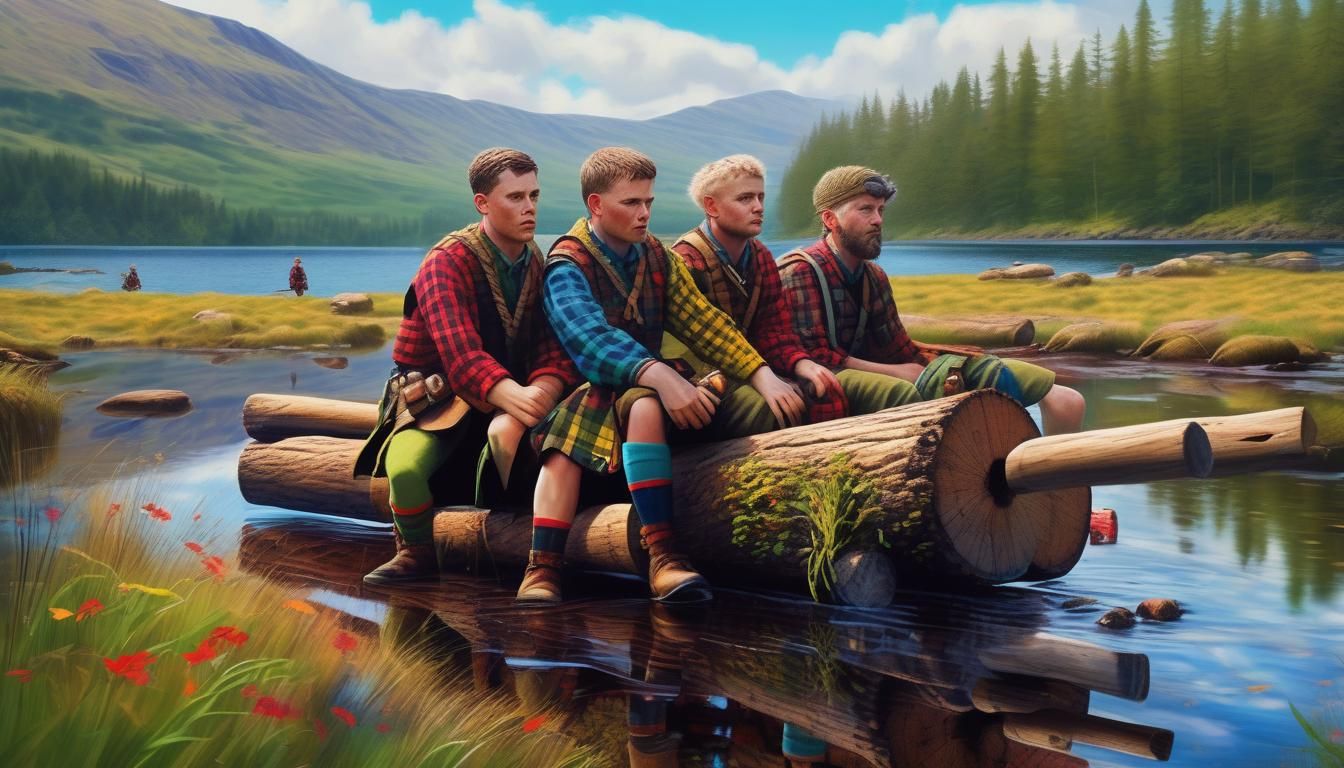 How DO They Get Those Logs in the Water for a Log Roll Game?