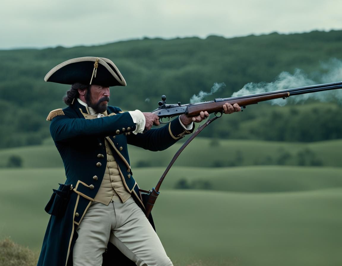 Flintlock Musket Firing in Super Slow Motion