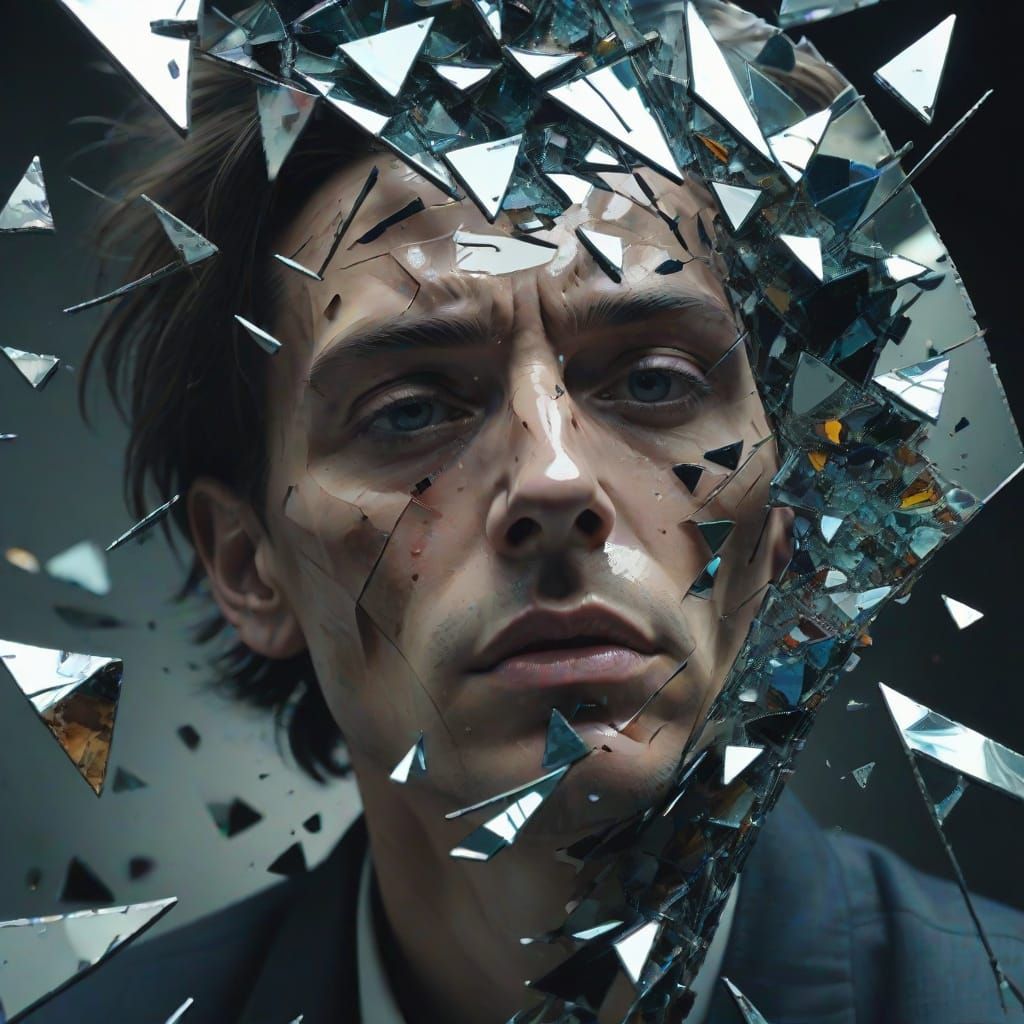 Shattered Mind in Expressionist Surrealism