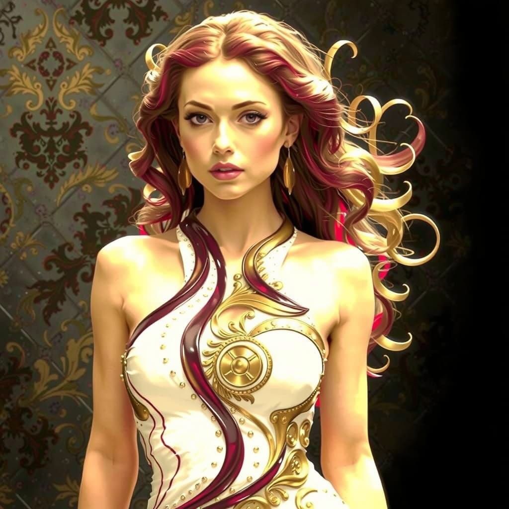 Abstract Sculpture of Reflected Glory in Hyperrealism