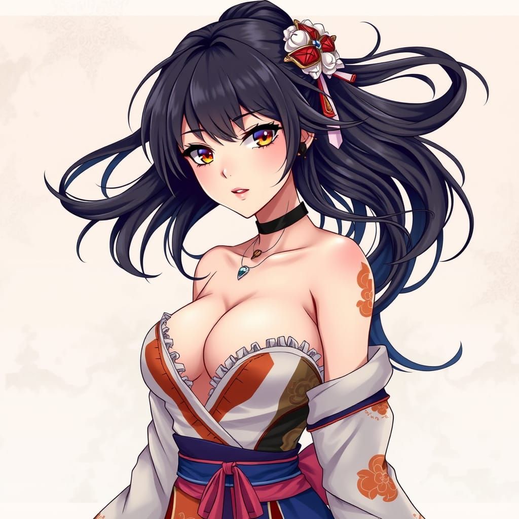 Elegant Anime-Inspired Goddess