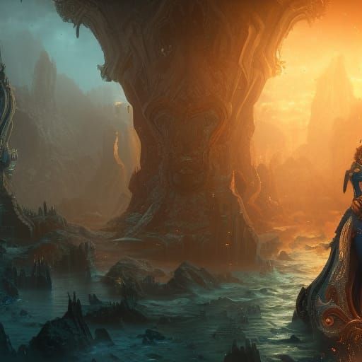 Fantasy Women in Detailed Digital Art