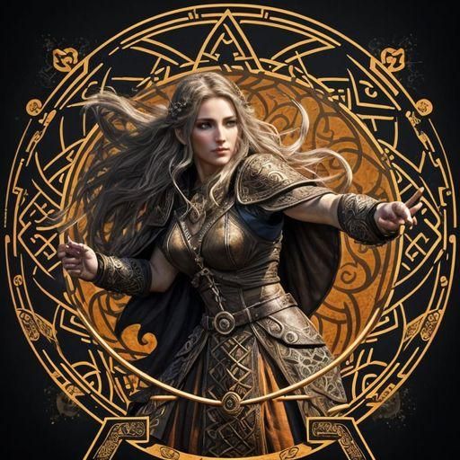 Epic Celtic Calligraphy Art