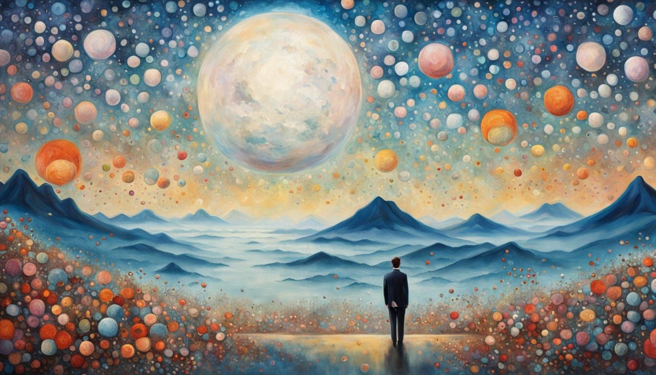 Ethereal Crystal Shell in Dreamlike Landscape