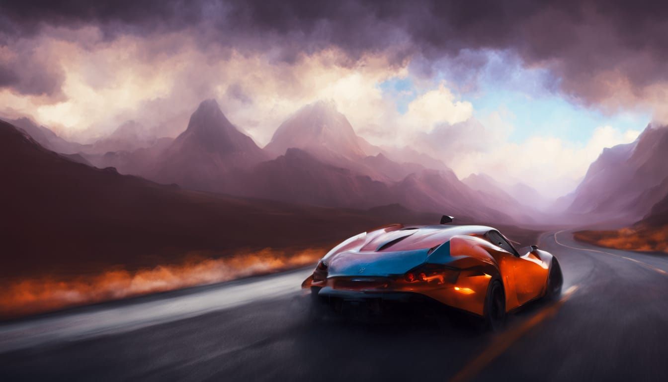 Rocky Mountain Road: Hyperdetailed Digital Landscape