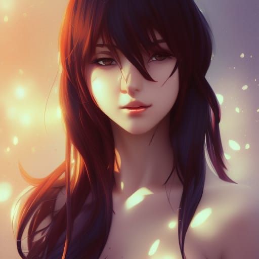 Hyperdetailed Anime Girl Portrait in 8K Resolution